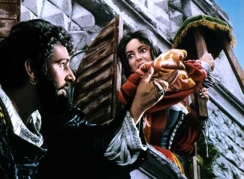 La Mégère apprivoisée : Photo Franco Zeffirelli, Richard Burton, Elizabeth Taylor
