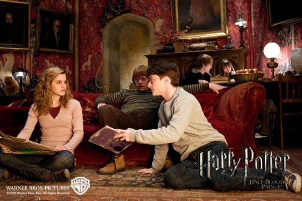 Harry Potter et le Prince de sang mêlé : Photo Daniel Radcliffe, Emma Watson, Rupert Grint