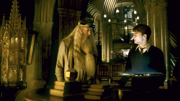 Harry Potter et le Prince de sang mêlé : Photo Michael Gambon, Daniel Radcliffe