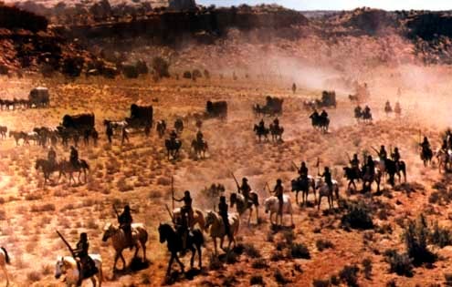 Sur la piste de la grande caravane : Photo John Sturges