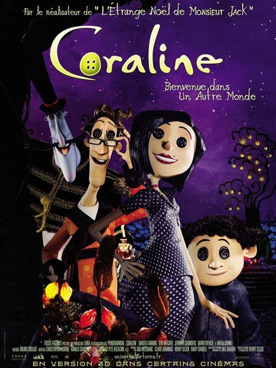 Coraline : Affiche Henry Selick