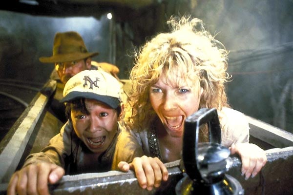 Indiana Jones et le Temple maudit : Photo Ke Huy Quan, Kate Capshaw, Harrison Ford