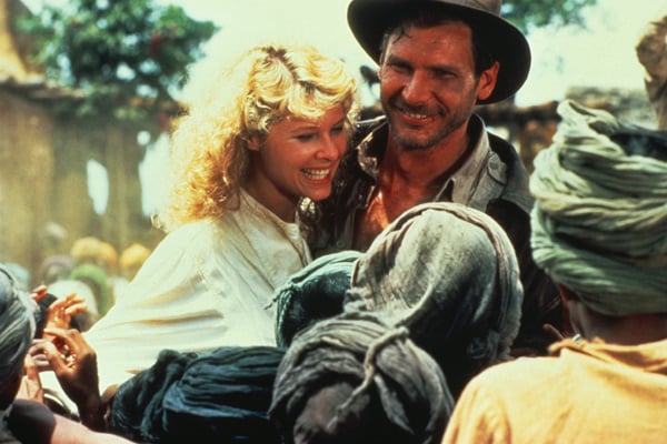 Indiana Jones et le Temple maudit : Photo Kate Capshaw, Harrison Ford