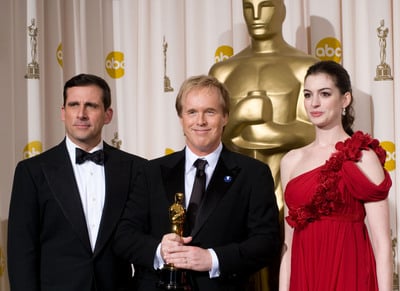 Cérémonie des Oscars 2008 : Photo Brad Bird, Anne Hathaway, Steve Carell