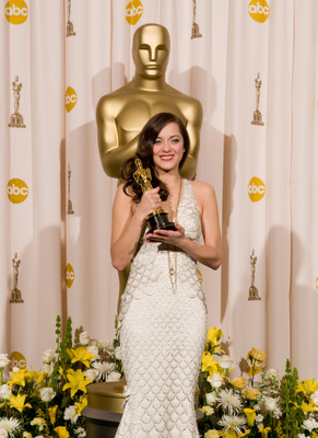 Cérémonie des Oscars 2008 : Photo Marion Cotillard