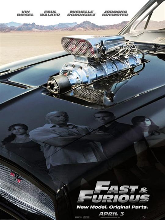 Fast and Furious 4 : Affiche Paul Walker