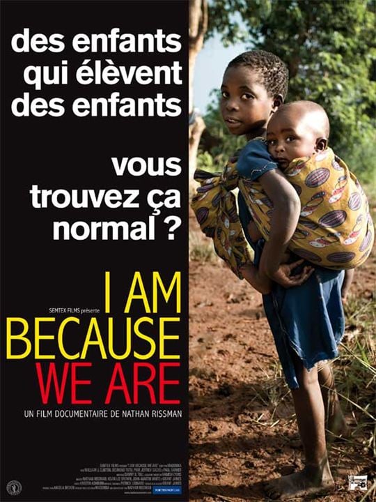 I Am Because We Are : Affiche Nathan Rissman