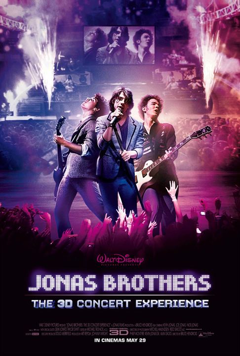 Jonas Brothers : le concert événement 3D : Affiche Bruce Hendricks, Joe Jonas, Kevin Jonas
