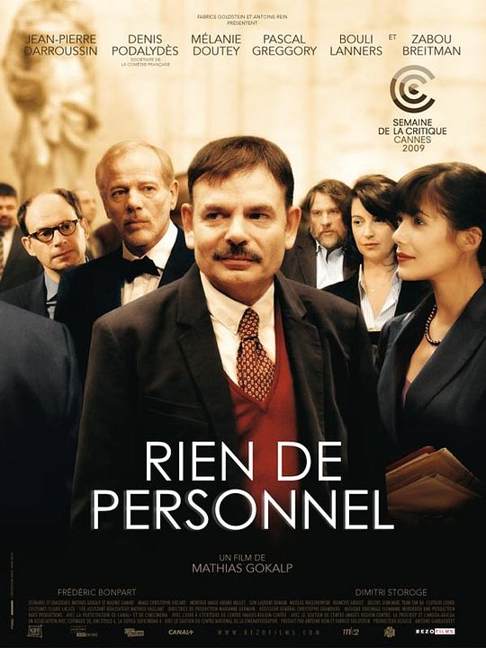 Rien de personnel : Affiche Mathias Gokalp