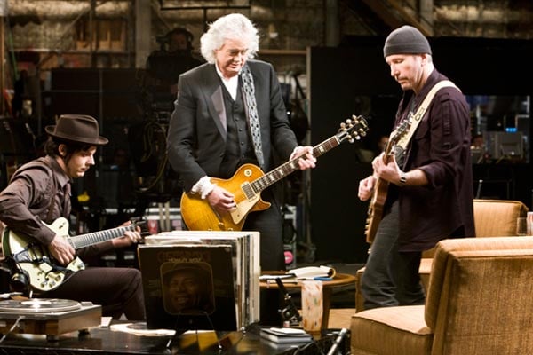 It Might Get Loud : Photo Davis Guggenheim, Jack White, Jimmy Page, The Edge