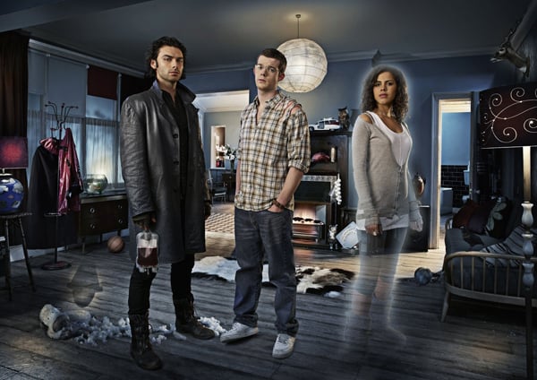 Photo Aidan Turner, Russell Tovey, Lenora Crichlow