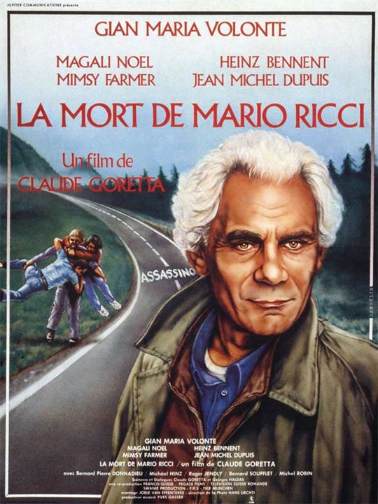 La Mort de Mario Ricci : Affiche Gian Maria Volontè, Claude Goretta