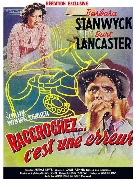 Raccrochez, c'est une erreur! : Affiche