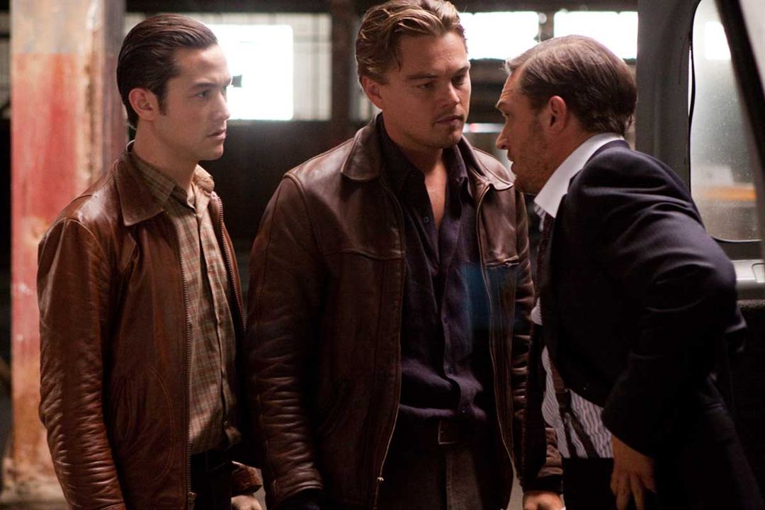 Inception : Photo Tom Hardy, Leonardo DiCaprio, Joseph Gordon-Levitt
