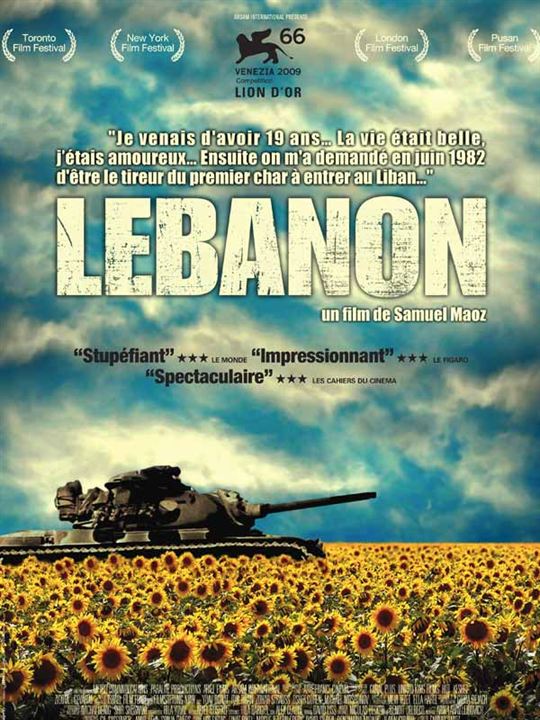 Lebanon : Affiche Samuel Maoz