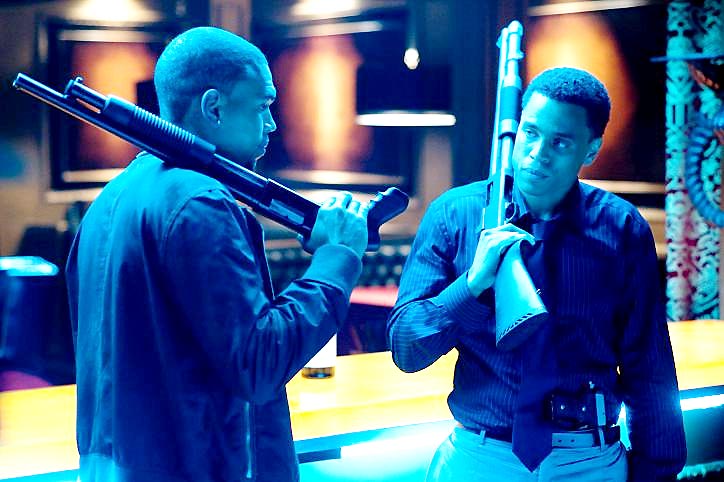 Takers : Photo Chris Brown, Michael Ealy