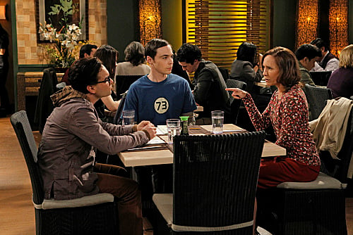 The Big Bang Theory : Photo Laurie Metcalf, Jim Parsons, Johnny Galecki