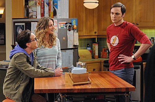 The Big Bang Theory : Photo Kaley Cuoco, Johnny Galecki, Jim Parsons
