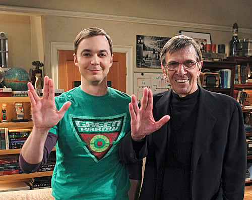 The Big Bang Theory : Photo Jim Parsons, Leonard Nimoy