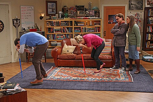 The Big Bang Theory : Photo Jim Parsons, Johnny Galecki, Mayim Bialik, Kaley Cuoco