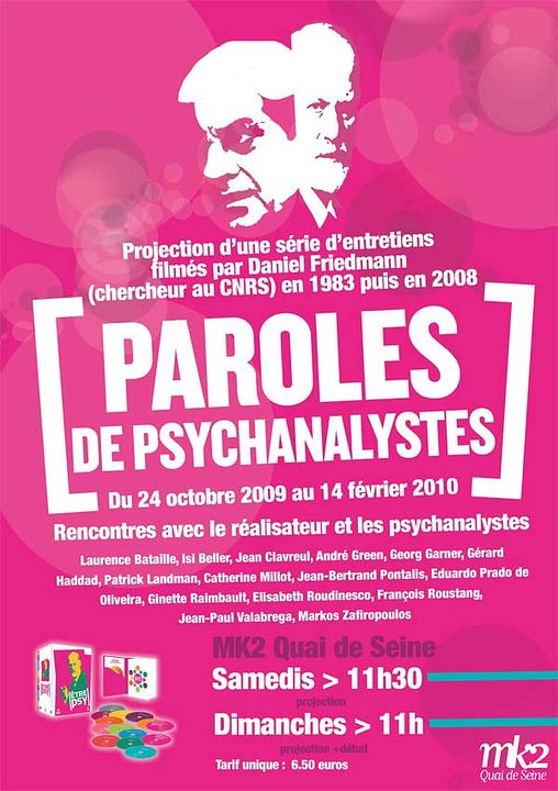 Paroles de psychanalystes : Affiche