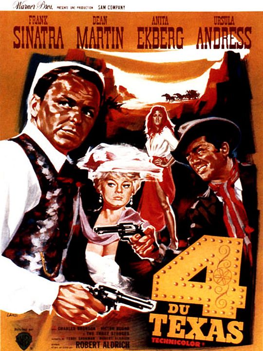 Quatre du Texas : Affiche