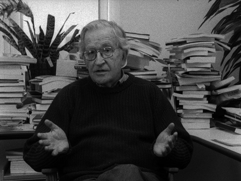 L'Encerclement : Photo Noam Chomsky, Richard Brouillette