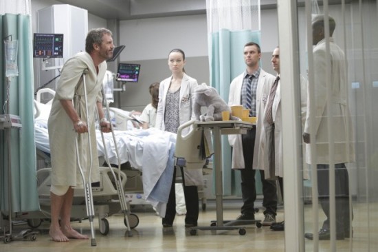Dr House : Photo Omar Epps, Jesse Spencer, Hugh Laurie, Olivia Wilde, Peter Jacobson