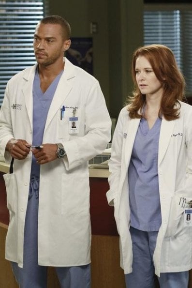 Grey's Anatomy : Photo Jesse Williams, Sarah Drew