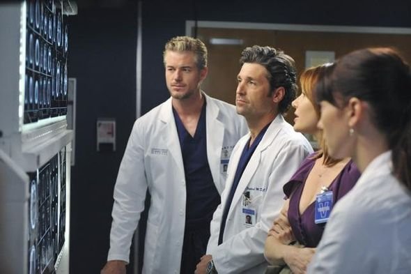 Grey's Anatomy : Photo Patrick Dempsey, Eric Dane, Holley Fain, Chyler Leigh