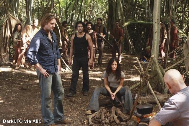 Photo Evangeline Lilly, Josh Holloway, Naveen Andrews, Terry O'Quinn