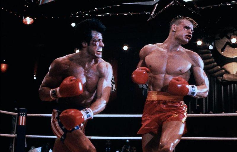 Rocky IV : Photo Dolph Lundgren, Sylvester Stallone