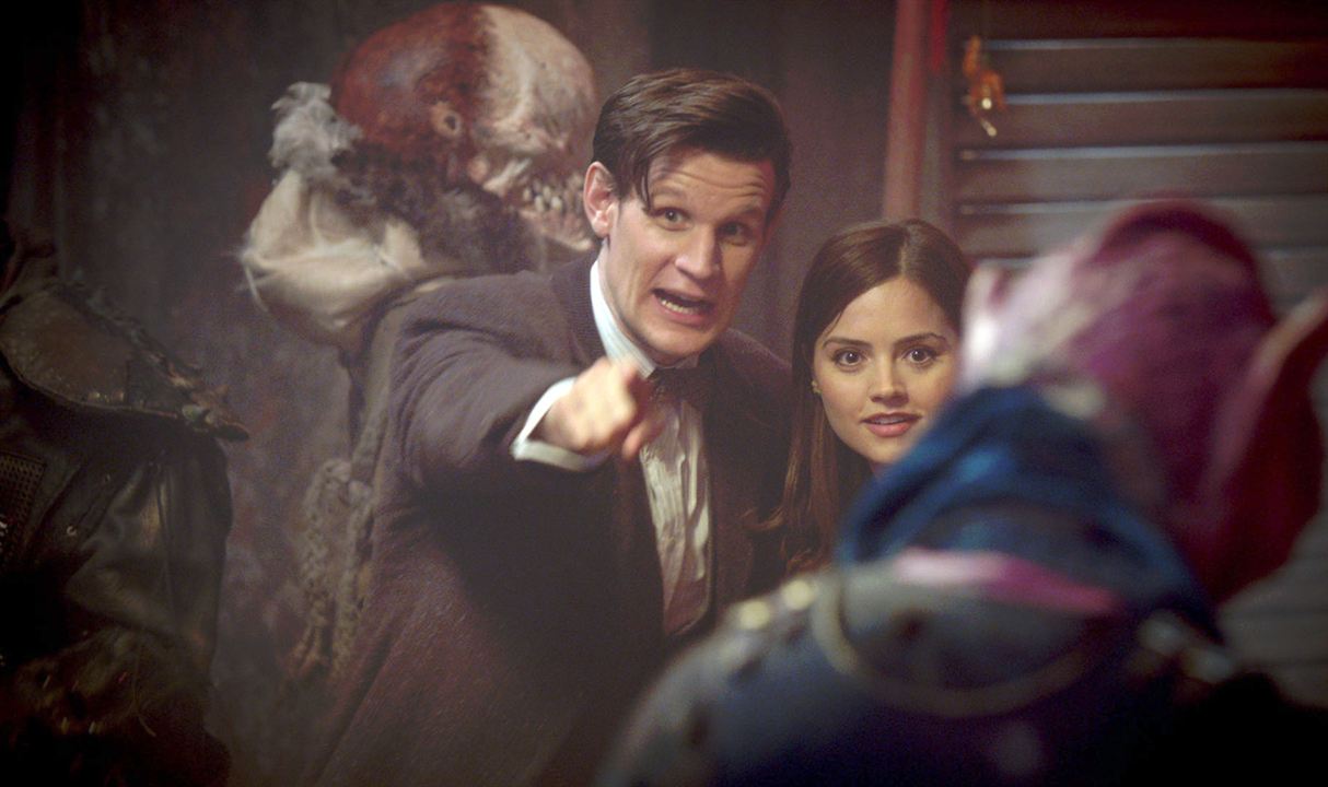 Doctor Who (2005) : Photo Jenna Coleman, Matt Smith (XI)