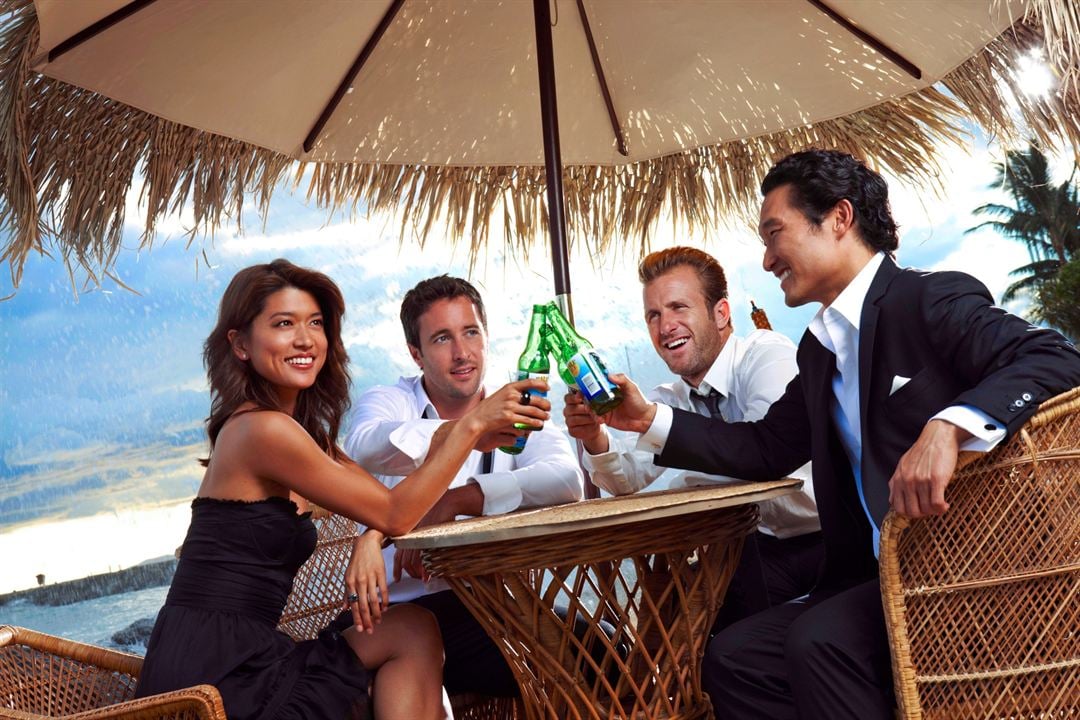 Photo Scott Caan, Daniel Dae Kim, Grace Park, Alex O'Loughlin