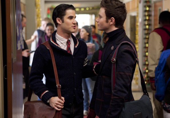 Glee : Photo Darren Criss, Chris Colfer