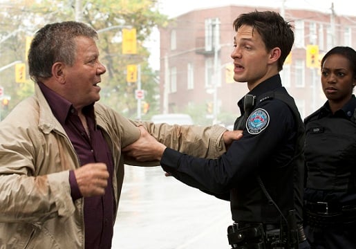 Rookie Blue : Photo William Shatner, Gregory Smith