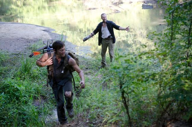 The Walking Dead : Photo Norman Reedus, Michael Rooker