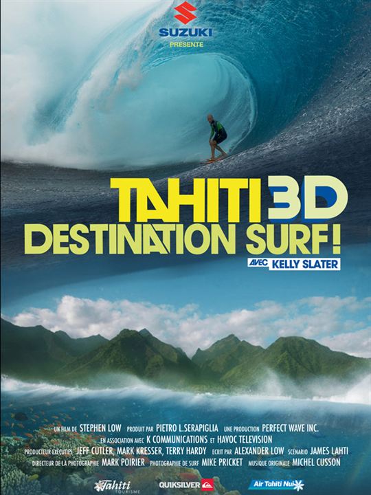 Tahiti 3D : destination surf : Affiche