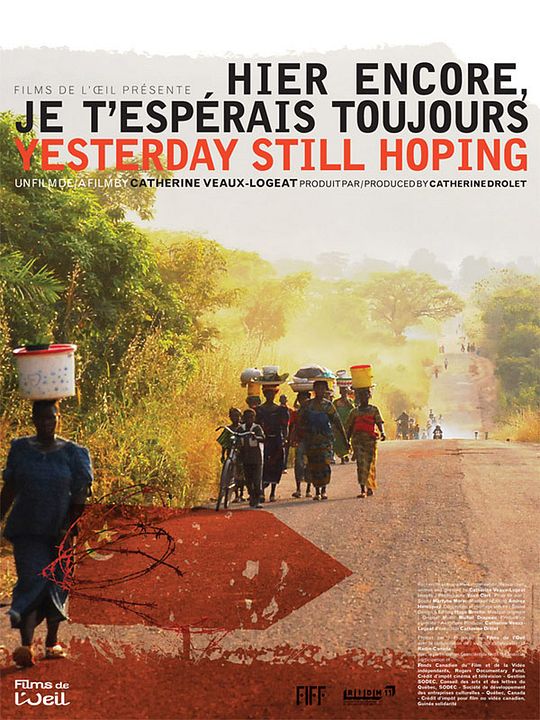 Hier encore, je t'espérais toujours : Affiche