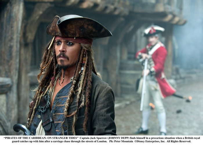Pirates des Caraïbes : la Fontaine de Jouvence : Photo Johnny Depp