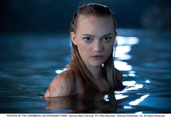 Pirates des Caraïbes : la Fontaine de Jouvence : Photo Gemma Ward