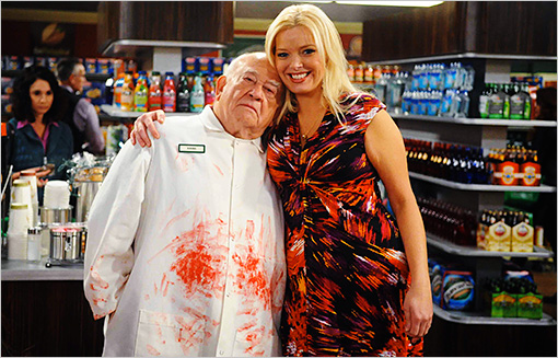 Photo Melissa Peterman, Edward Asner