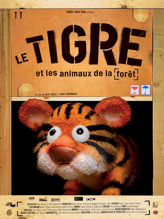 Le Tigre et les animaux de la forêt : Affiche