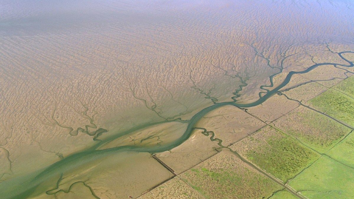 Die Nordsee von oben : Photo