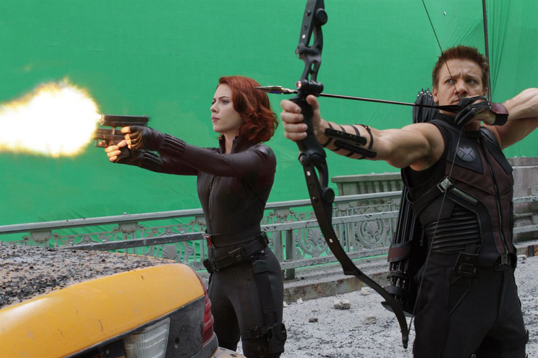 Avengers : Photo Scarlett Johansson, Jeremy Renner