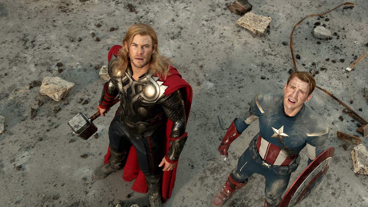 Avengers : Photo Chris Hemsworth, Chris Evans