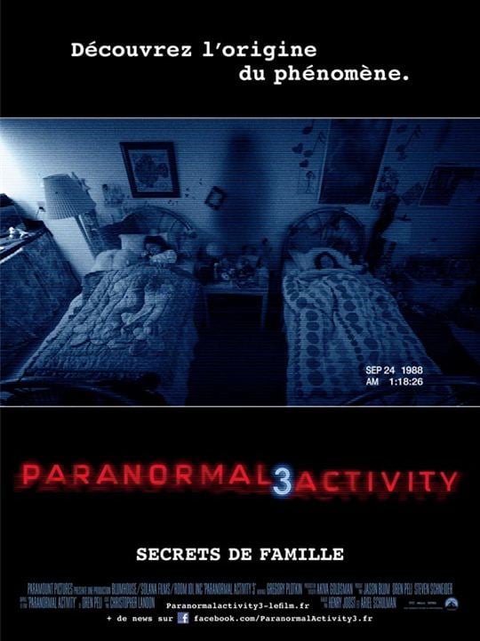 Paranormal Activity 3 : Affiche