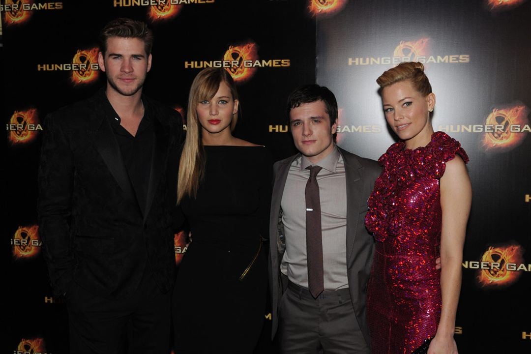 Hunger Games : Photo Elizabeth Banks, Jennifer Lawrence, Liam Hemsworth, Josh Hutcherson