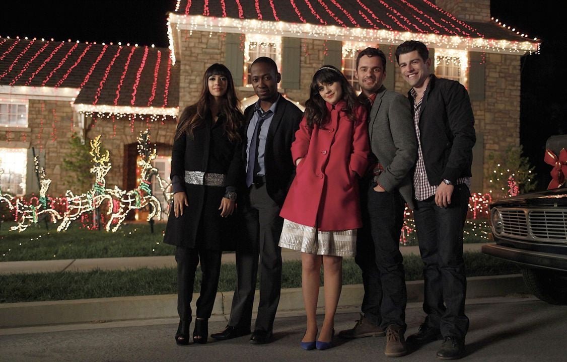 New Girl : Photo Max Greenfield, Jake Johnson, Zooey Deschanel, Hannah Simone, Lamorne Morris