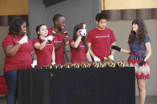 New Girl : Photo Zooey Deschanel, Ki Hong Lee, Lamorne Morris, Esther Povitsky, Tiffany Ariany, Raven Goodwin